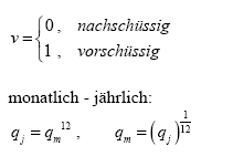 Formel: Regelm��ige Zahlungen